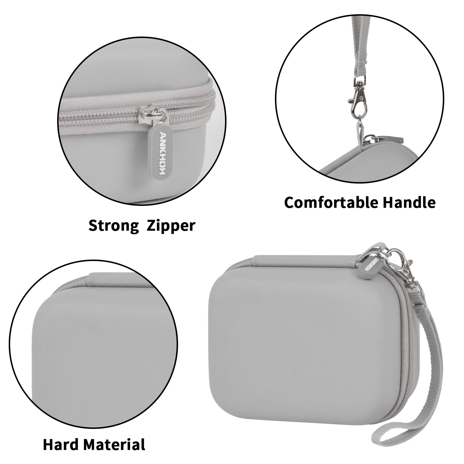 Label Maker Case for Memoking T02 and Phomemo M02 Mini Printer Storage