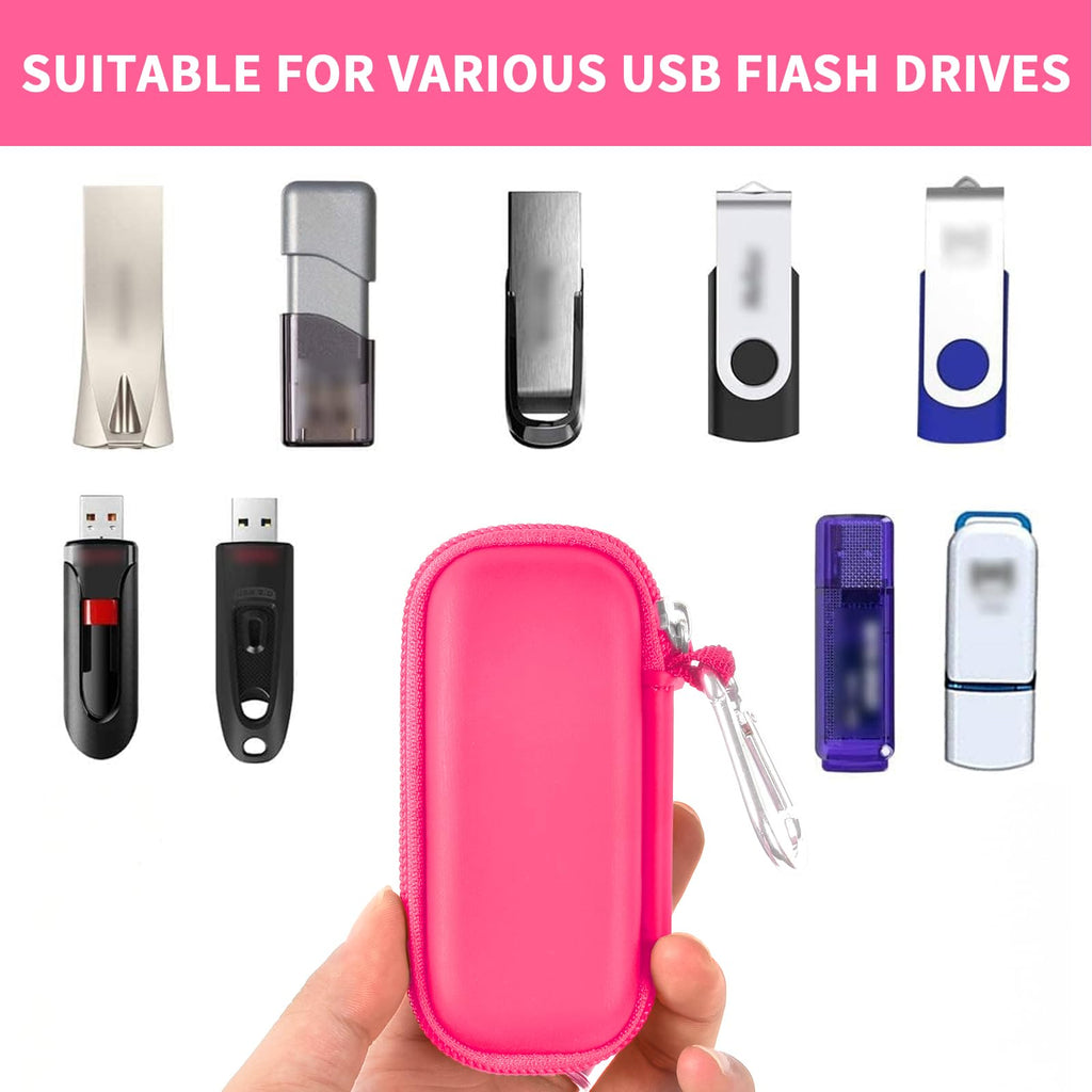 USB Flash Drive Case with SD Card Storage – Portable Hard Organizer for Travel and Easy Data Protection