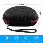 Shockproof Foldable Headphone Travel Case with Mesh Pocket – Compatible with Solo and Studio