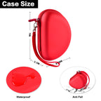 Shockproof Foldable Headphone Travel Case with Mesh Pocket – Compatible with Solo and Studio