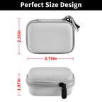 Portable Charger Case for Mini Power Bank, Hard Shell Travel Storage Bag with Cable Pocket