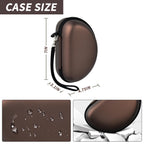 Shockproof Foldable Headphone Travel Case with Mesh Pocket – Compatible with Solo and Studio