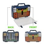 269 Slot Battery Organizer Case with Tester – Heavy Duty Storage Box for AA, AAA, 9V and More