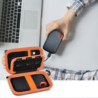 Portable SSD Case for SanDisk Extreme And Extreme PRO, Hard Shell Travel Storage  with SD Card Holder