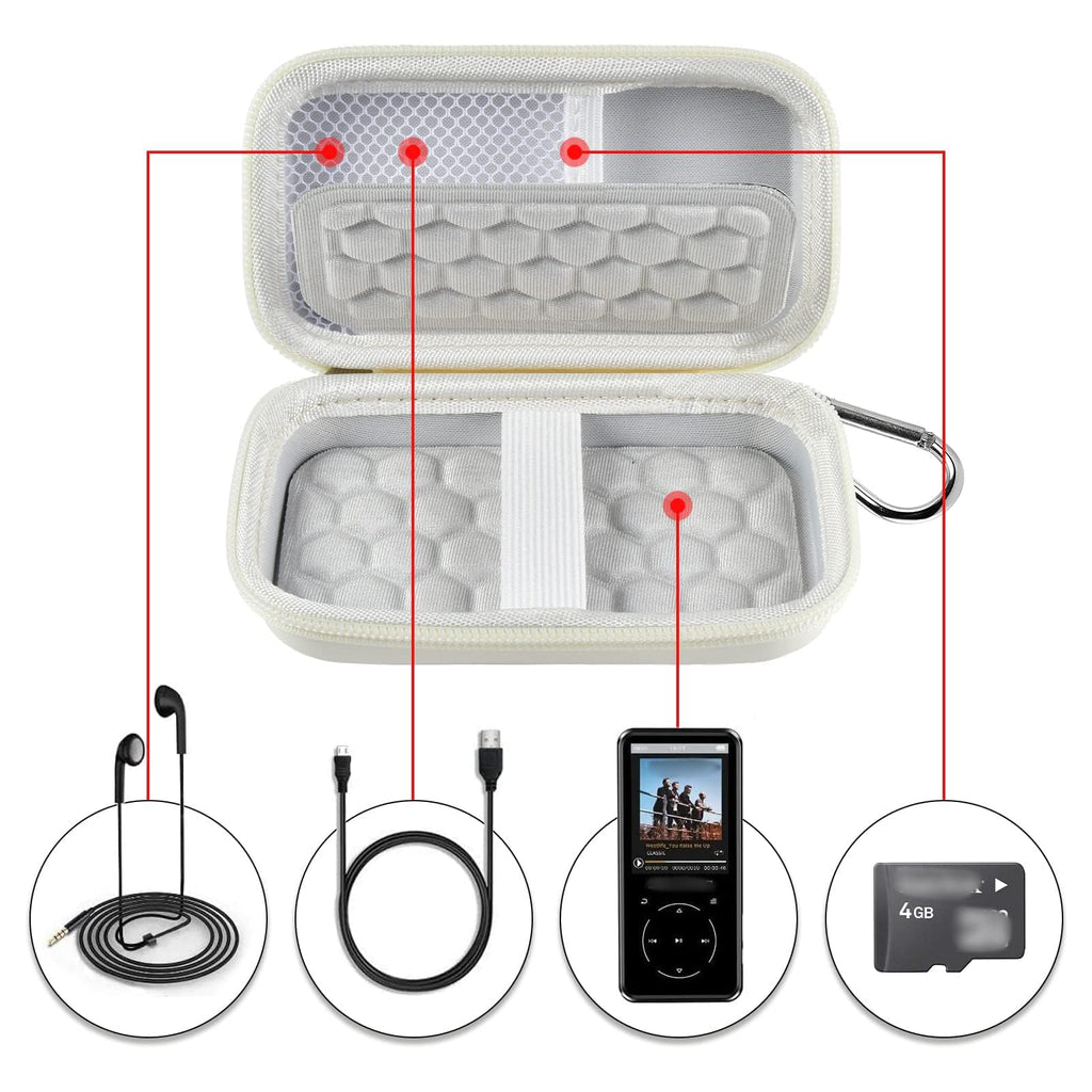 Portable MP3 / MP4 Player Case – Protective Travel Organizer for Music Players and Accessories