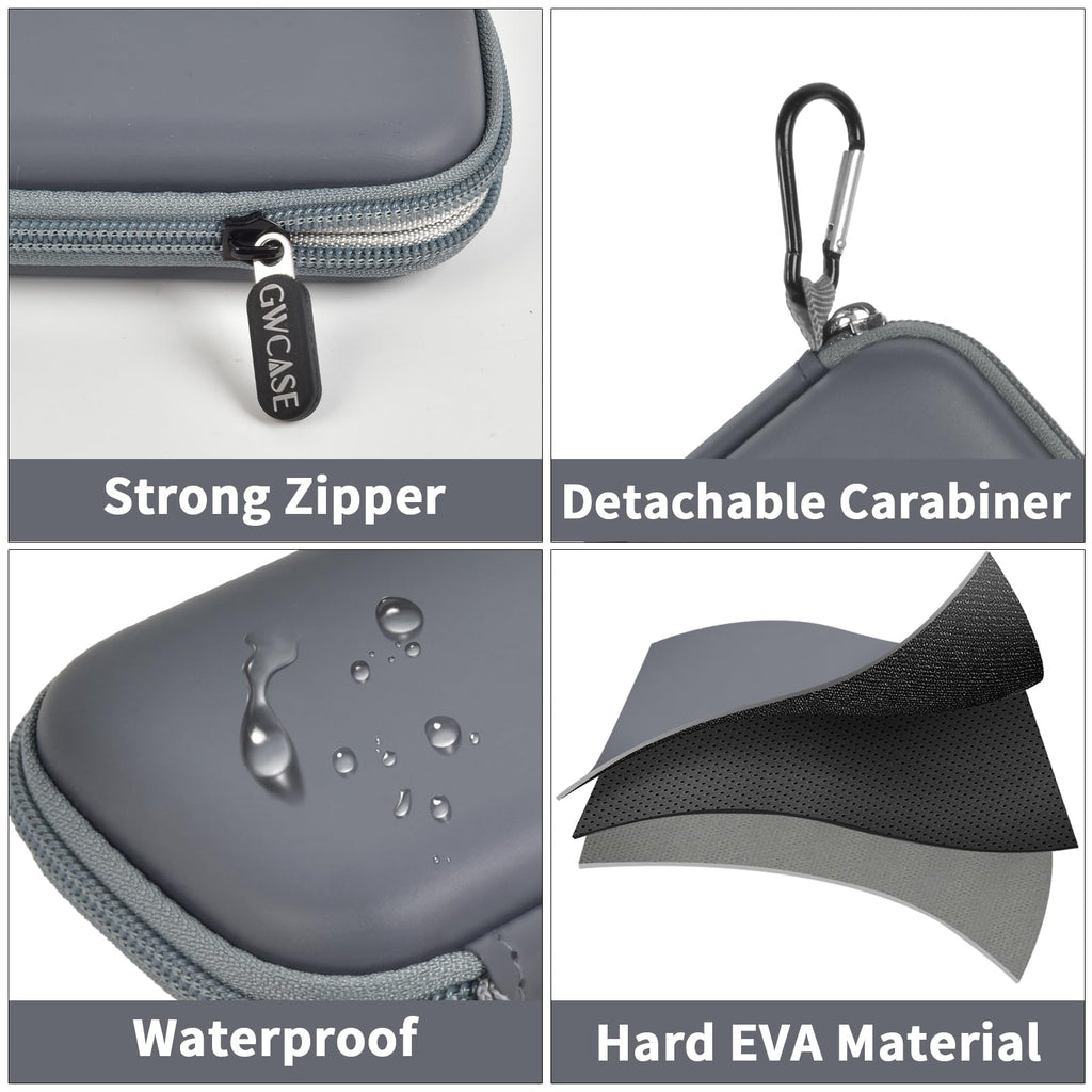 Portable SSD Case and Travel Organizer for 1TB/2TB/4TB Samsung T9/T7 External Drive