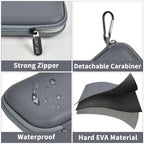 Portable SSD Case and Travel Organizer for 1TB/2TB/4TB Samsung T9/T7 External Drive
