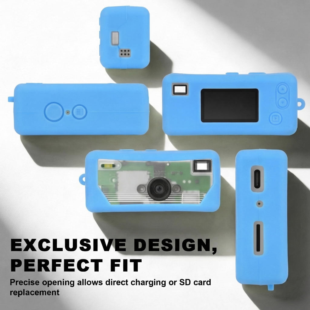 Silicone Case for Kodak Charmera Keychain Camera – Cute Protective Cover for Mini Digital Camera