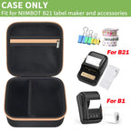 Travel Case for NIIMBOT B21 / B21 Pro / B1 Label Maker – Portable Storage Organizer for Labels and Accessories