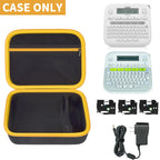 Portable Label Maker Case for P-Touch PTD220/210–Storage Organizer for Tapes and Accessories