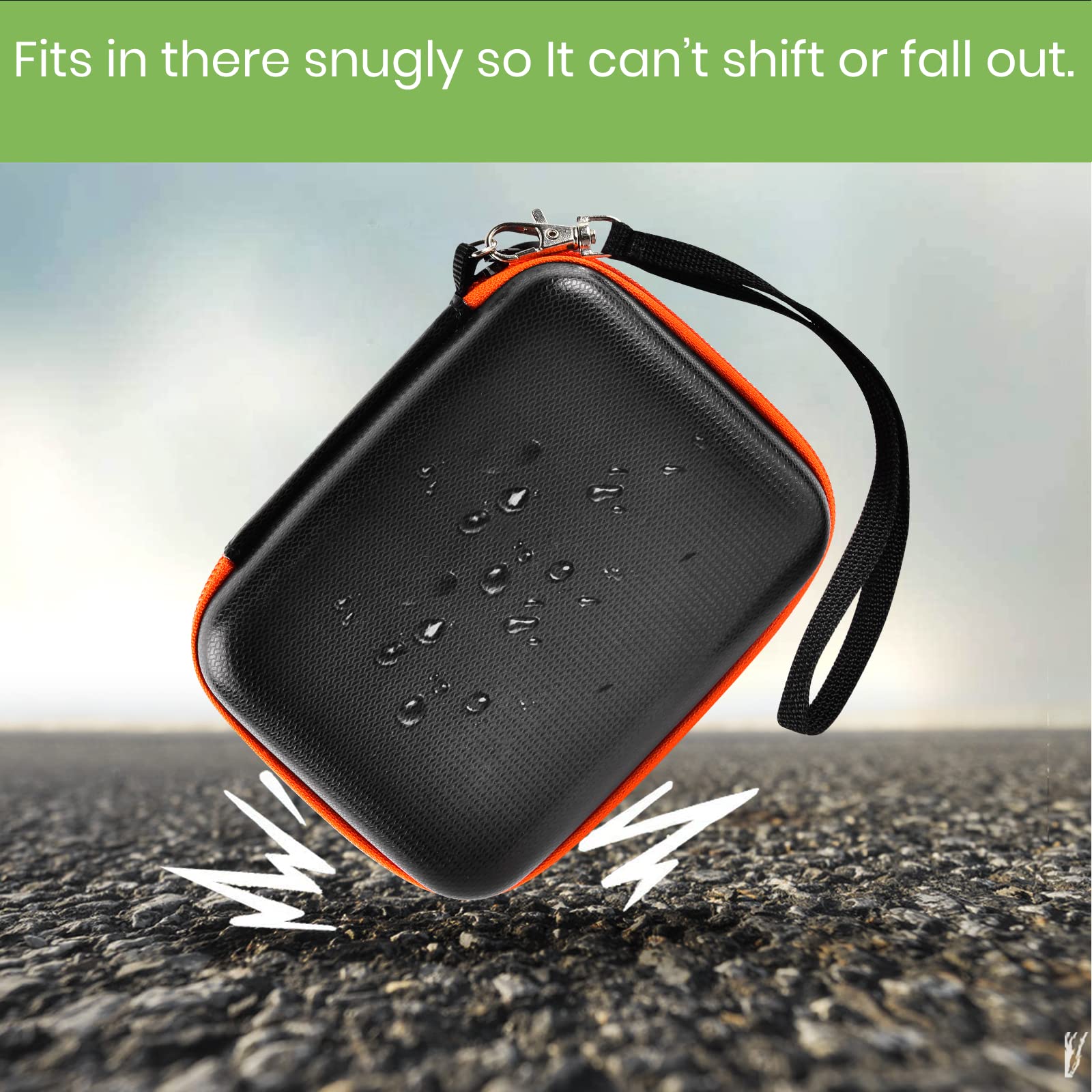 Hard Travel Case for LaCie Rugged Mini External Hard Drive – Portable Storage for HDD and Accessories