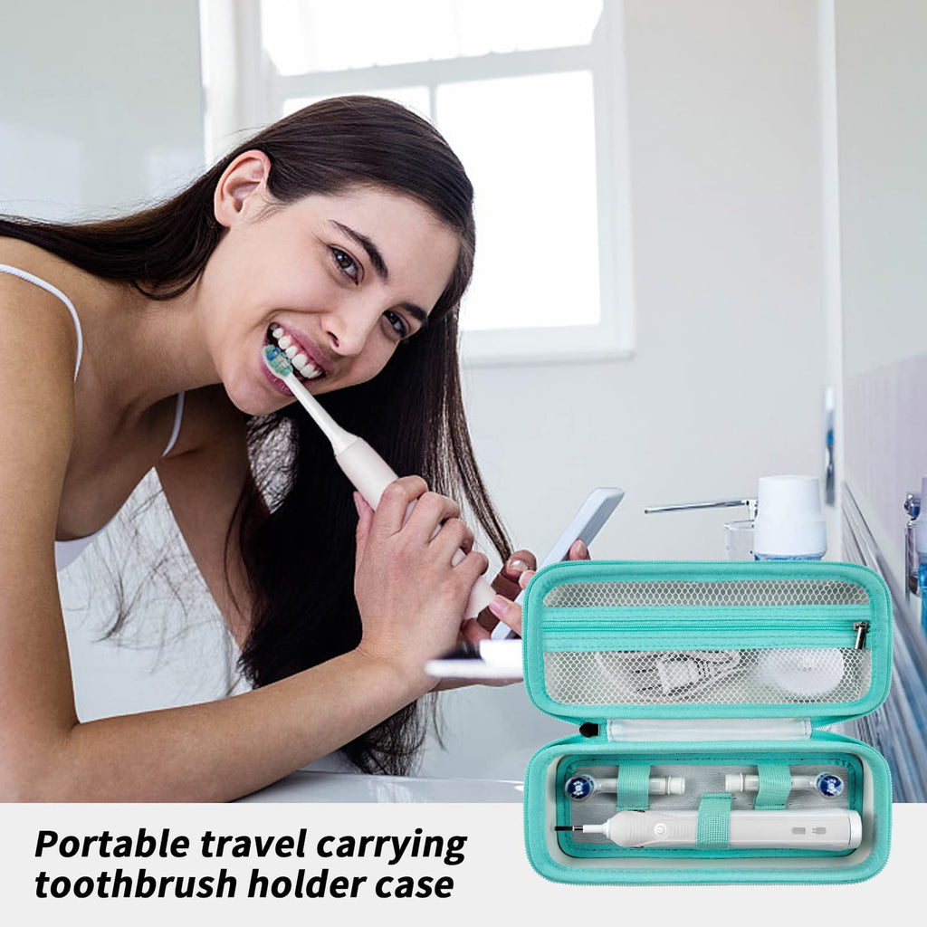Electric Toothbrush Travel Case for Oral-B and Philips Sonicare - Waterproof Holder Bag