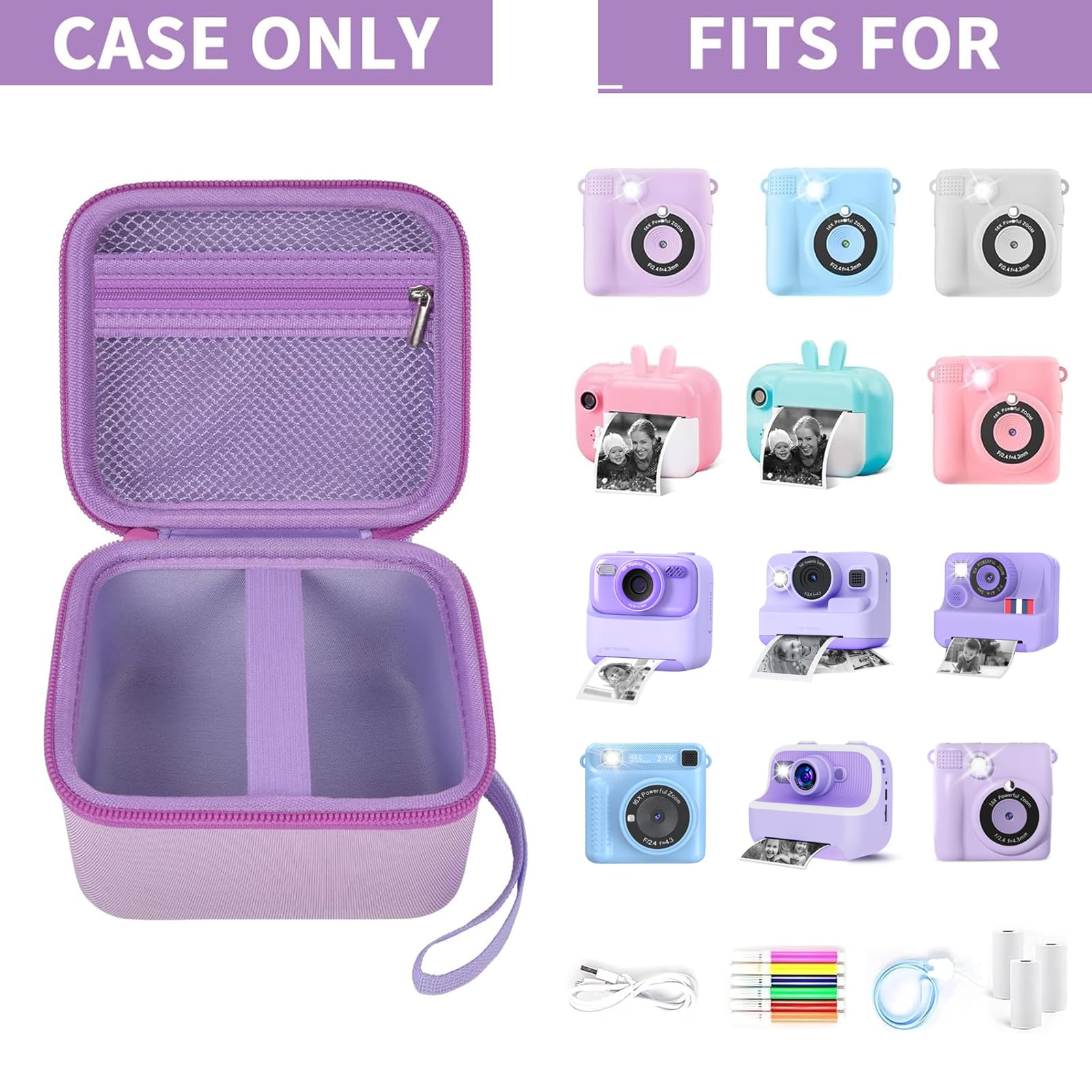 Kids Instant Print Camera Case For ESOXOFFORE, Dylanto and More