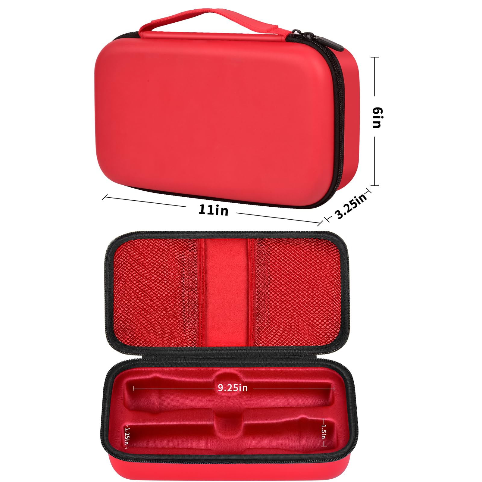 JBL Wireless Microphone Case – Shockproof Hard Shell Travel Bag For Dual Mics and Accessories
