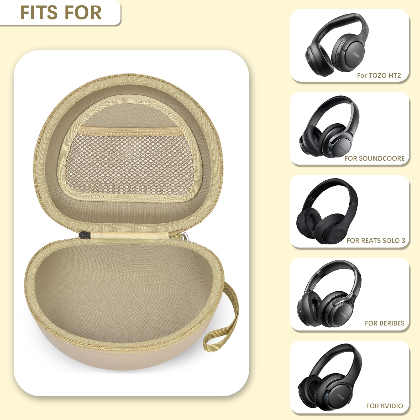 Foldable Headphone Case For Beats Solo and Studio–Extra Large