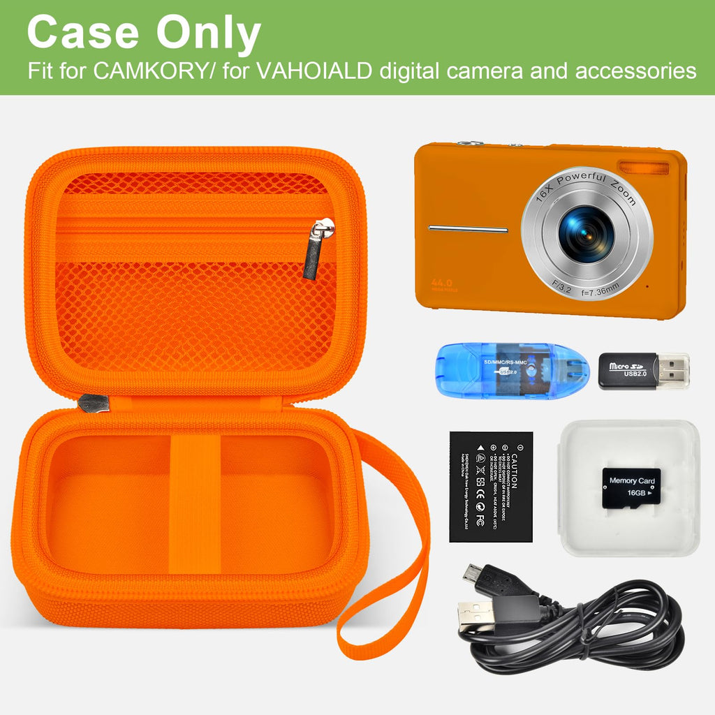 Digital Camera Case For VAHOIALD, Kodak and More | Protective Bag with SD Card Holder