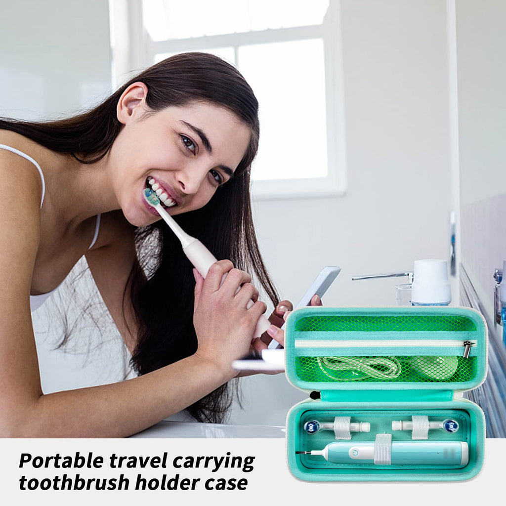 Electric Toothbrush Travel Case for Oral-B and Philips Sonicare - Waterproof Holder Bag