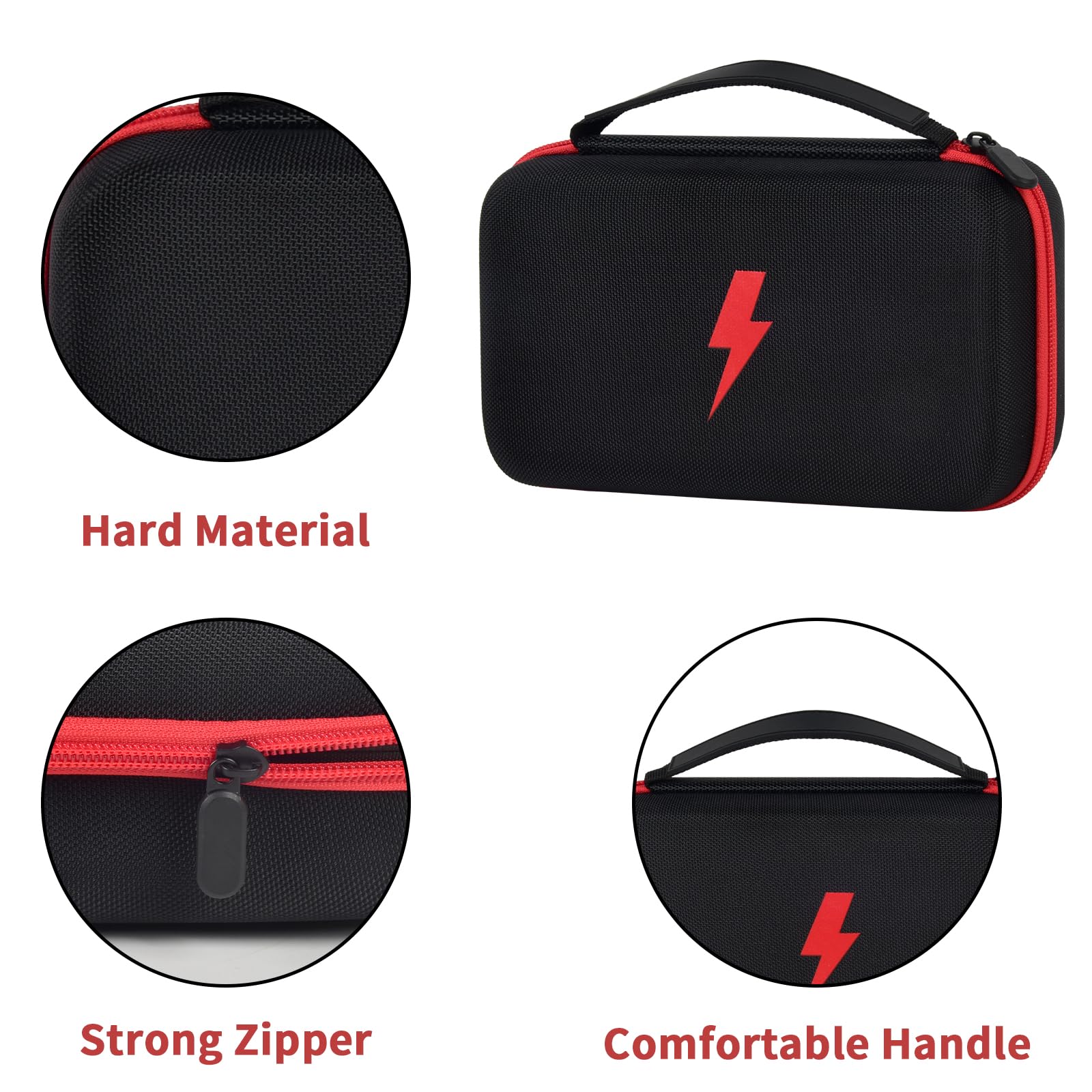 Hard Carrying Case for Fluke Digital Multimeter – Protective Travel Organizer for Meter and Test Leads