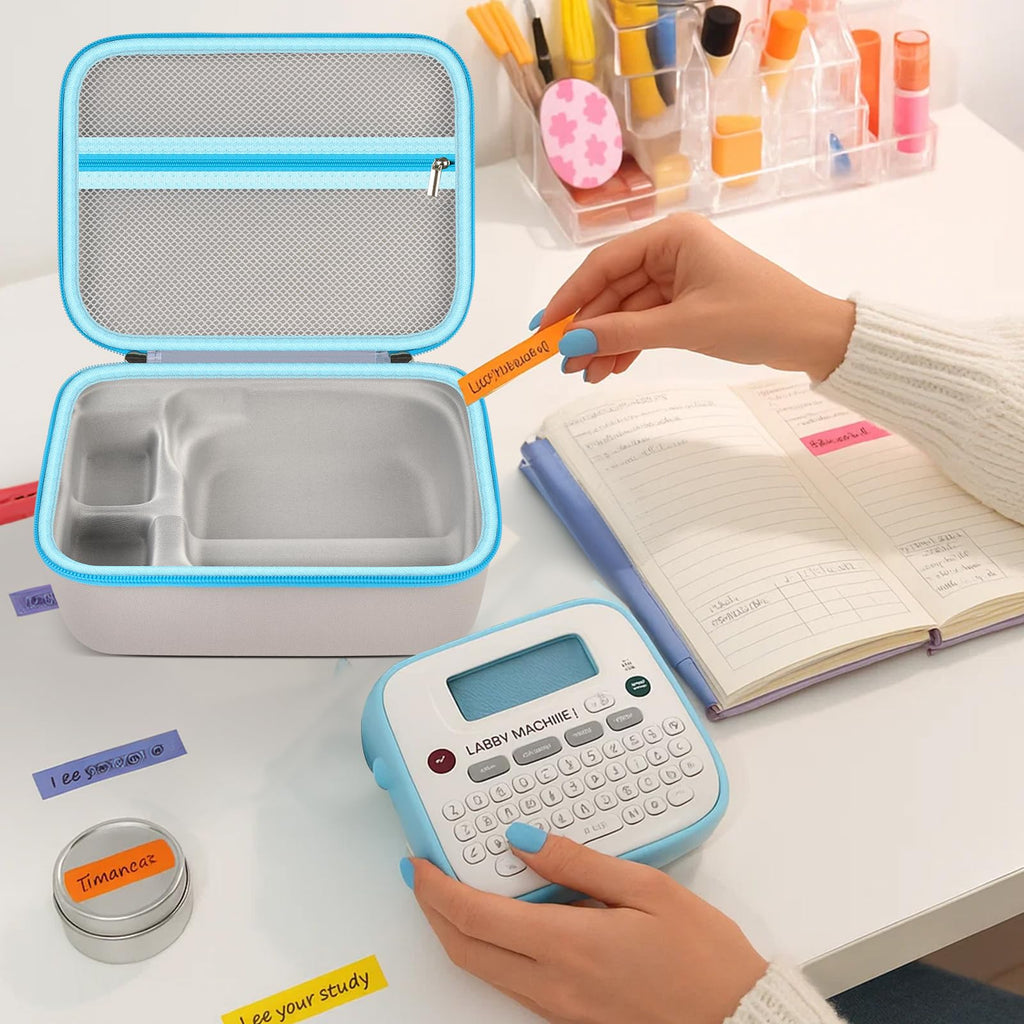 Portable Label Maker Case – Fits PT-N20 / PT-N25BT, Travel and Office Organizer Bag