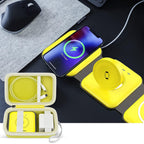 Premium Travel Organizer for Foldable 3-in-1 Magnetic Wireless Charging Station