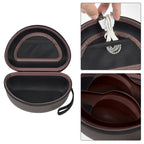 Shockproof Foldable Headphone Travel Case with Mesh Pocket – Compatible with Solo and Studio