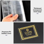 300 Pocket Coin Collection Album – Protective Coin Storage Book for Collectors