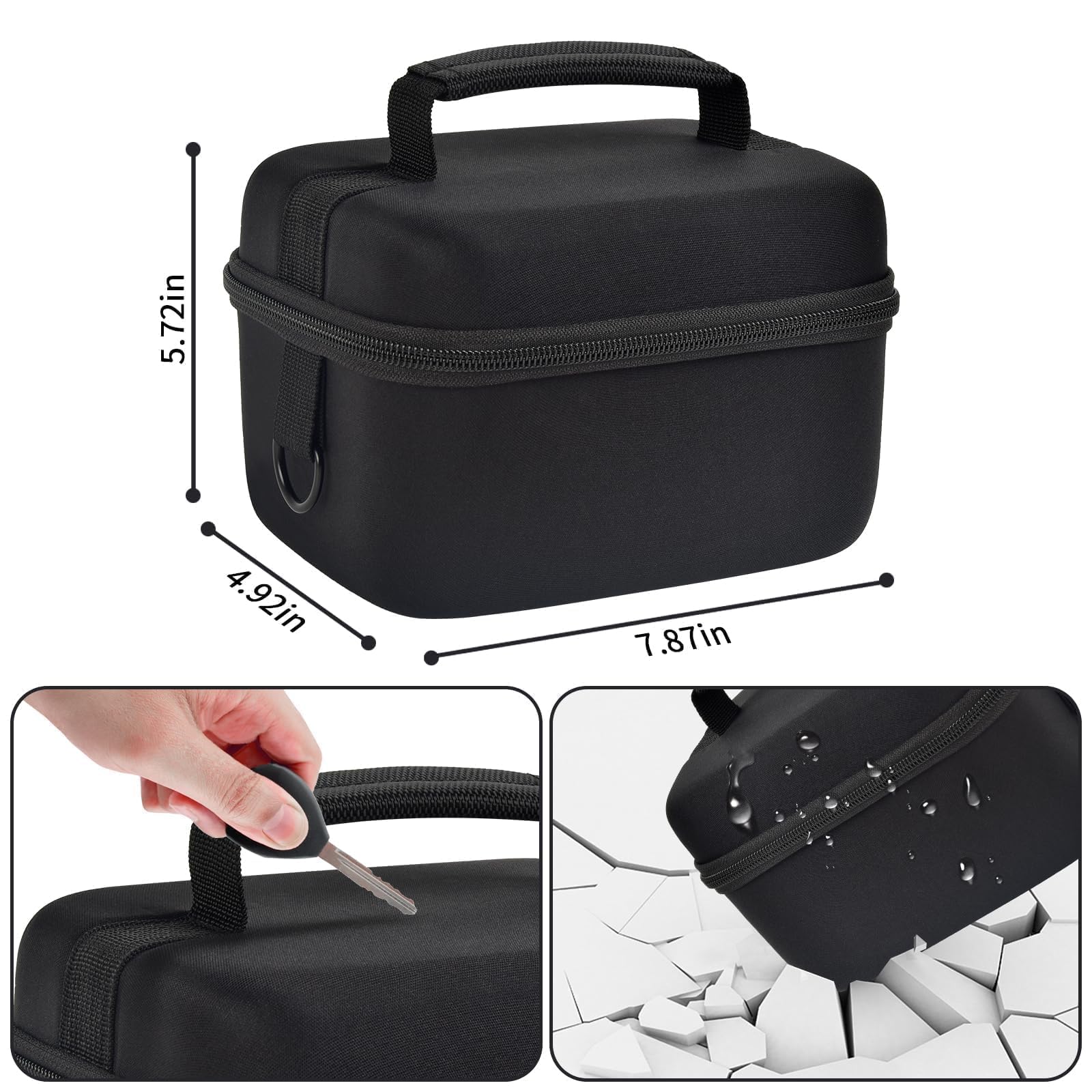 Vlogging Camera Case for 4K Digital Cameras–Portable Storage for Lens and Accessories