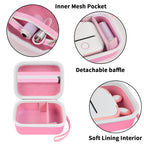 Label Maker Case for Memoking T02 and Phomemo M02 Mini Printer Storage