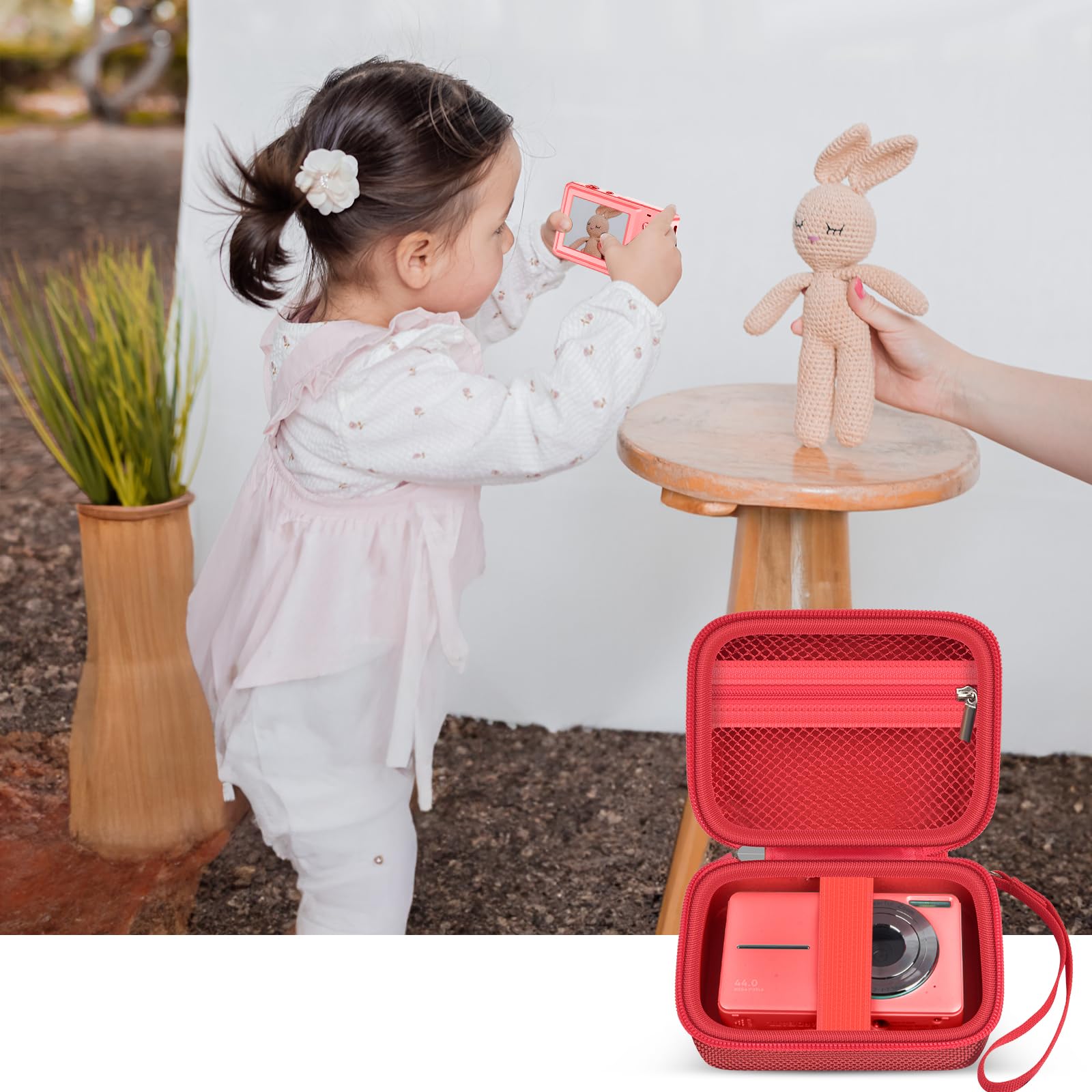 Digital Camera Case For VAHOIALD, Kodak and More | Protective Bag with SD Card Holder