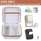 Travel Case for NIIMBOT B21 / B21 Pro / B1 Label Maker – Portable Storage Organizer for Labels and Accessories