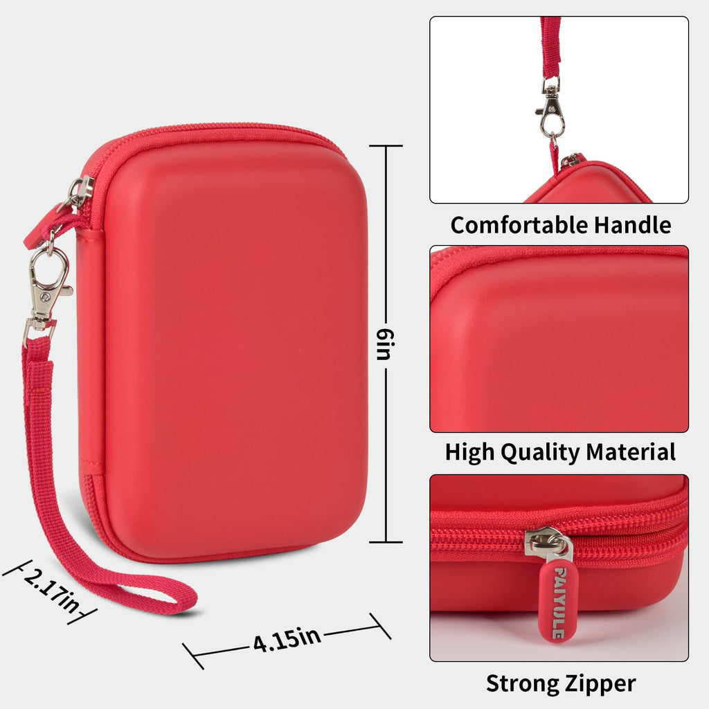 Retro Handheld Console Carrying Case for R36S / RG353V / RG353VS – Shockproof Travel Storage Bag