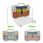 269 Slot Battery Organizer Case with Tester – Heavy Duty Storage Box for AA, AAA, 9V and More