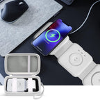 Premium Travel Organizer for Foldable 3-in-1 Magnetic Wireless Charging Station