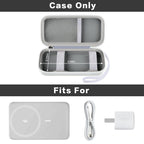 MagSafe Power Bank Carrying Case for Anker 633/622/621/321 Magnetic Battery – Shockproof Travel Storage Organizer