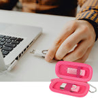 USB Flash Drive Case with SD Card Storage – Portable Hard Organizer for Travel and Easy Data Protection