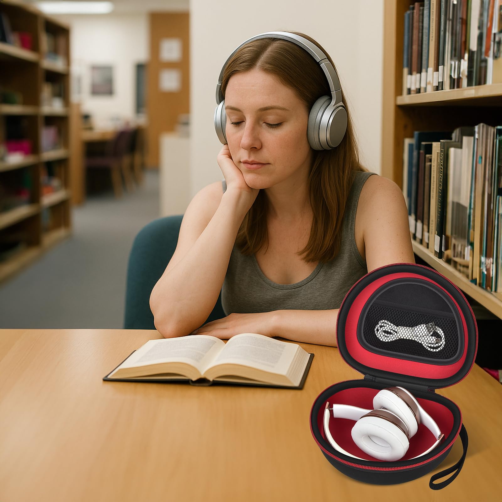 Foldable Headphone Case For Beats Solo and Studio–Extra Large