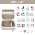 Label Maker Case for Memoking T02 and Phomemo M02 Mini Printer Storage