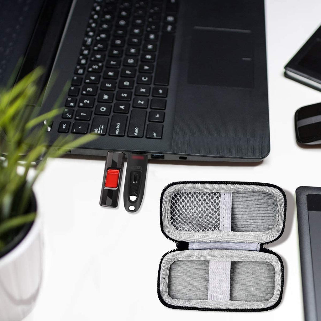 USB Flash Drive Case with SD Card Storage – Portable Hard Organizer for Travel and Easy Data Protection