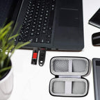USB Flash Drive Case with SD Card Storage – Portable Hard Organizer for Travel and Easy Data Protection