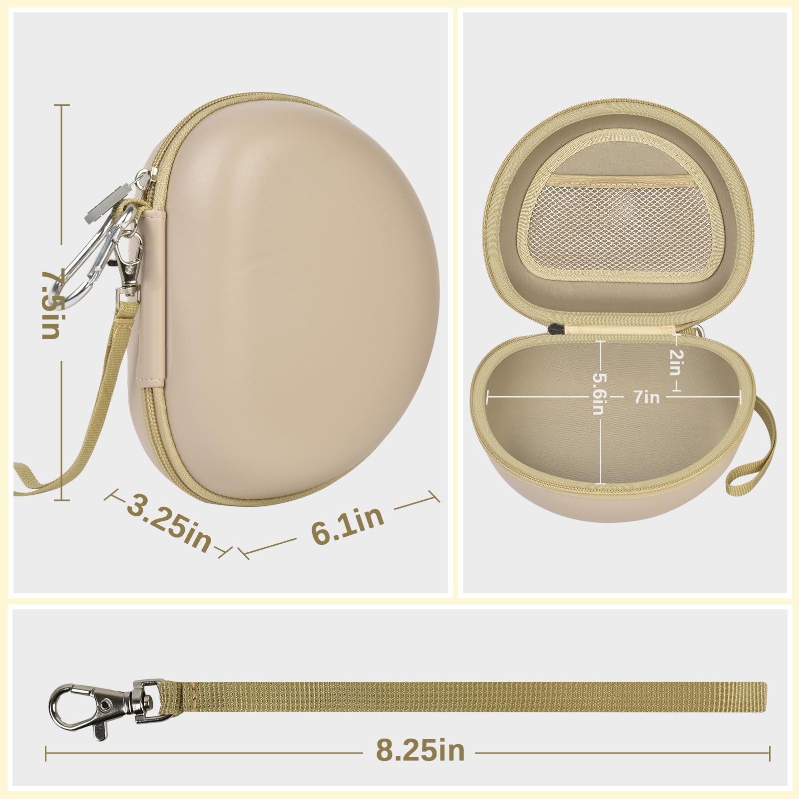 Foldable Headphone Case For Beats Solo and Studio–Extra Large