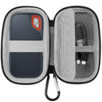 Portable SSD Case for SanDisk Extreme And Extreme PRO, Hard Shell Travel Storage  with SD Card Holder