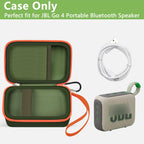 Travel Case for JBL Go 4 / Go 3 / Go 2 Speaker – Shockproof Portable Storage Organizer