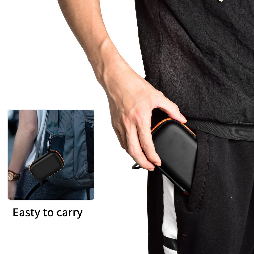 Portable SSD Case for SanDisk Extreme And Extreme PRO, Hard Shell Travel Storage  with SD Card Holder