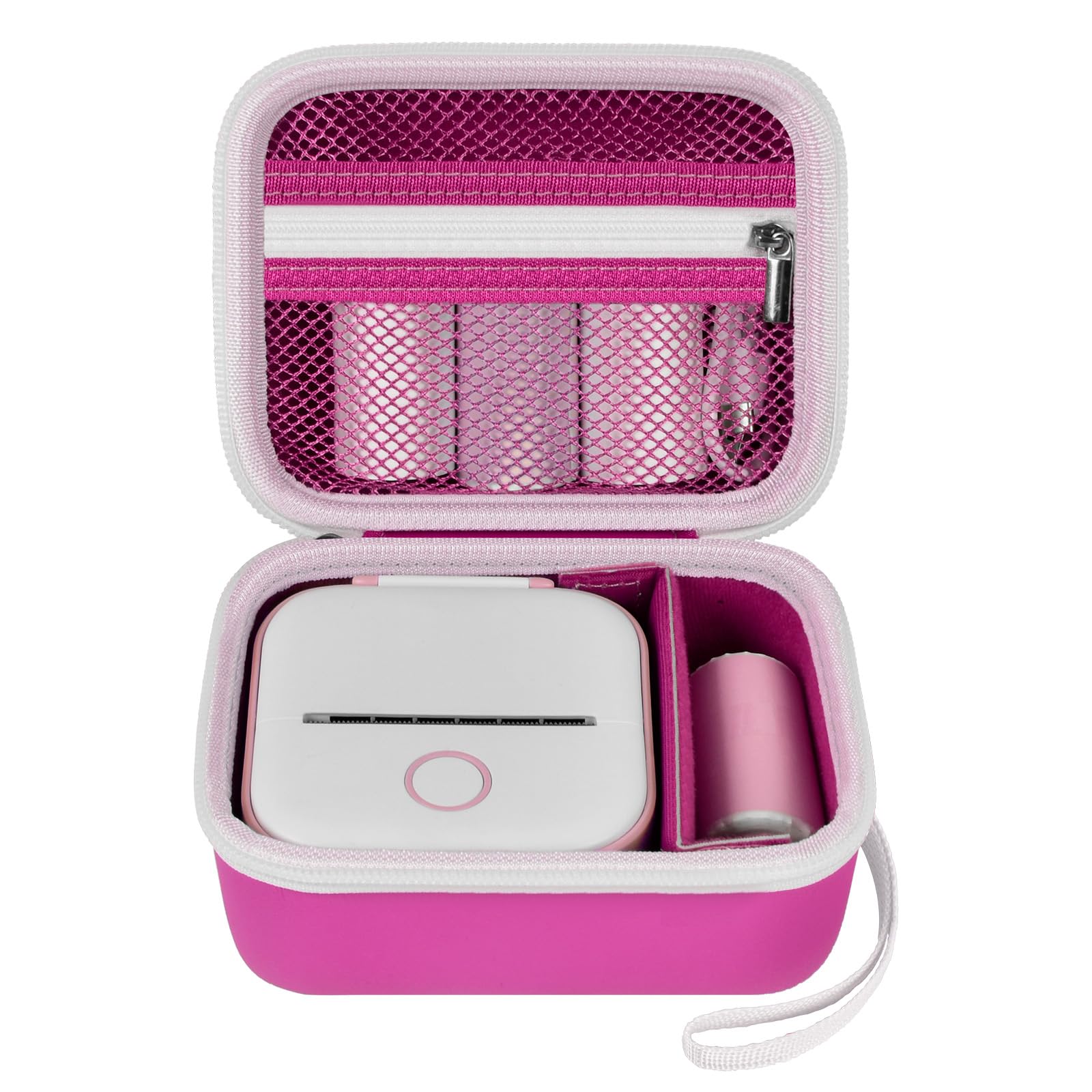 Label Maker Case for Memoking T02 and Phomemo M02 Mini Printer Storage