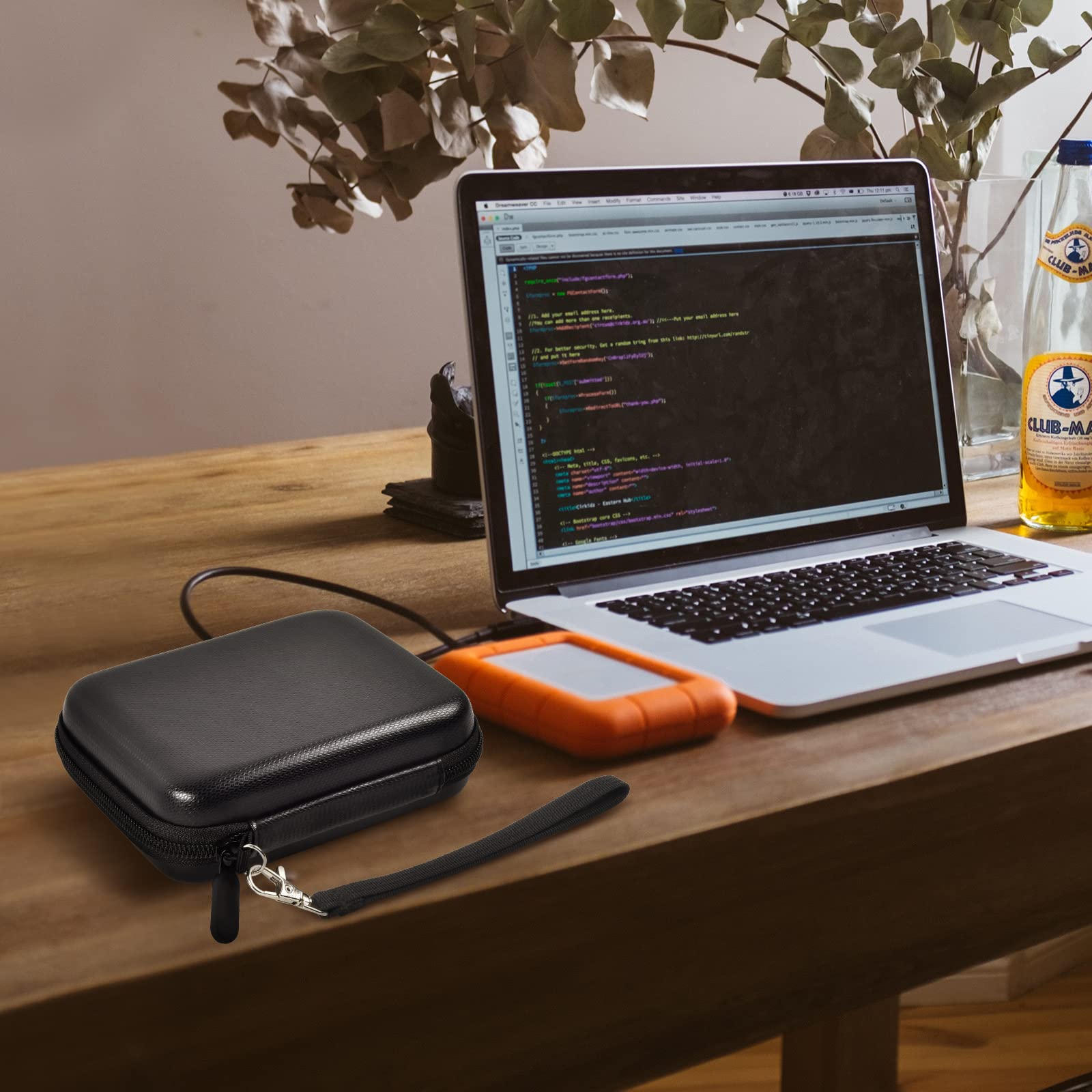 Hard Travel Case for LaCie Rugged Mini External Hard Drive – Portable Storage for HDD and Accessories