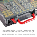 269 Slot Battery Organizer Case with Tester – Heavy Duty Storage Box for AA, AAA, 9V and More