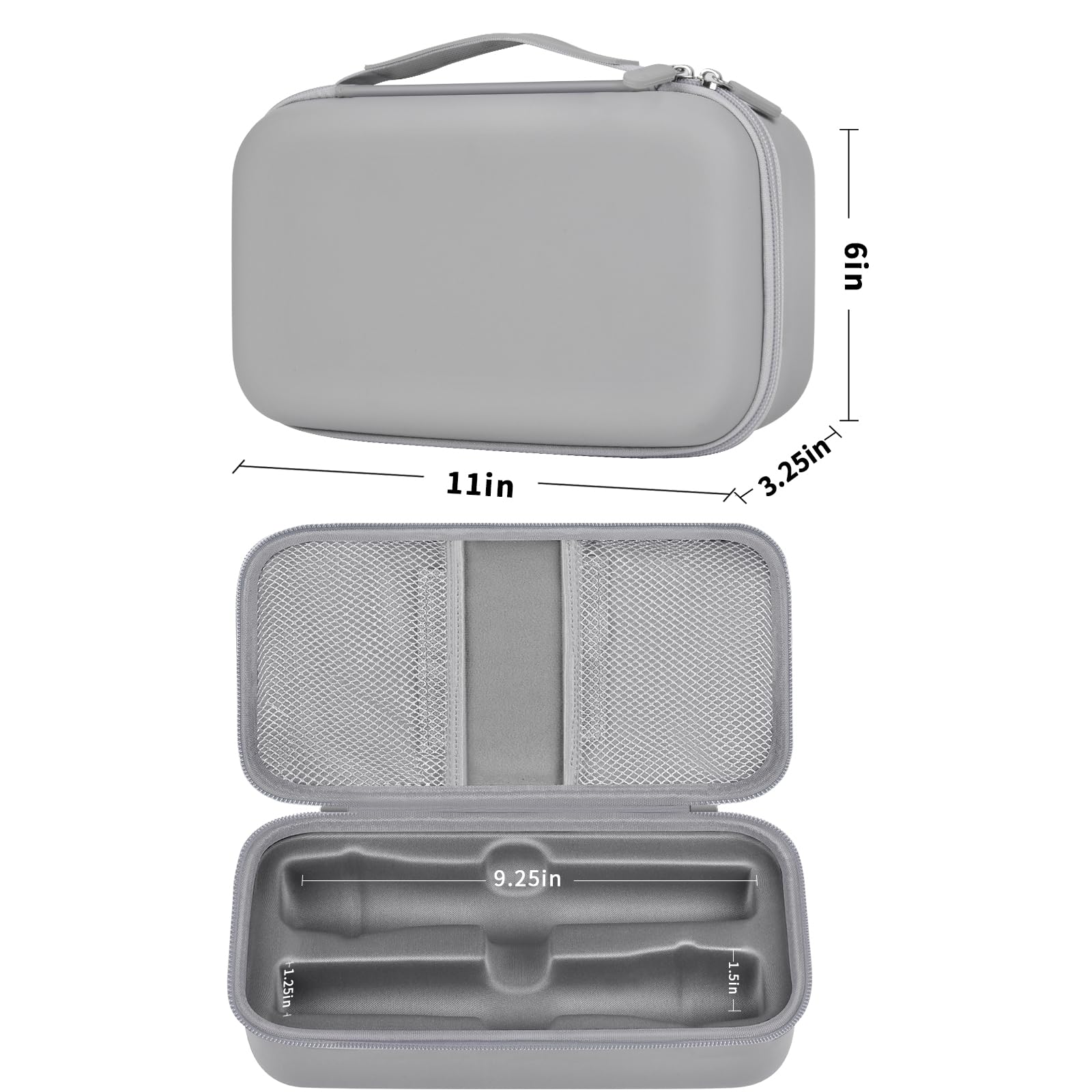 JBL Wireless Microphone Case – Shockproof Hard Shell Travel Bag For Dual Mics and Accessories