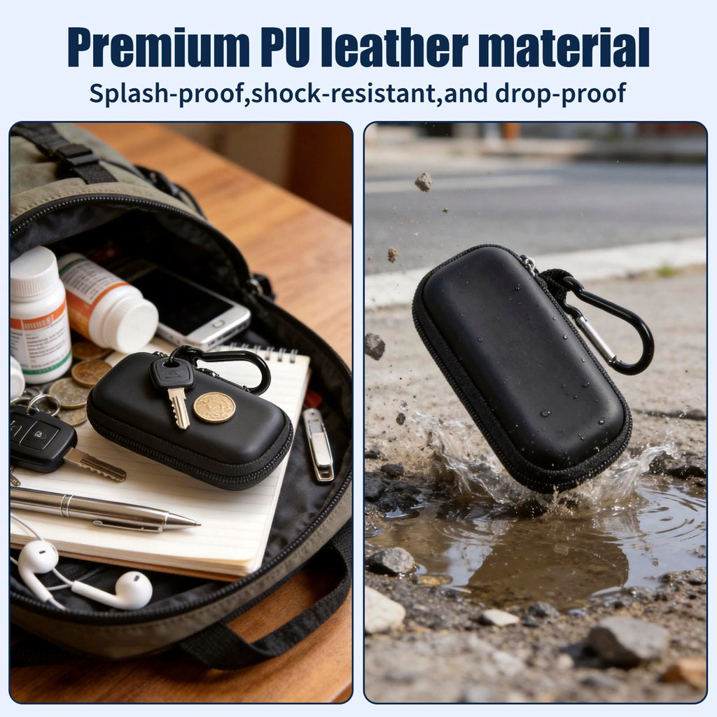 Shockproof Travel Case for KardiaMobile 6L Max – Dual EVA Protection, Use Without Removing