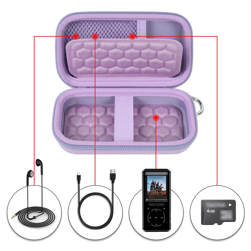 Portable MP3 / MP4 Player Case – Protective Travel Organizer for Music Players and Accessories