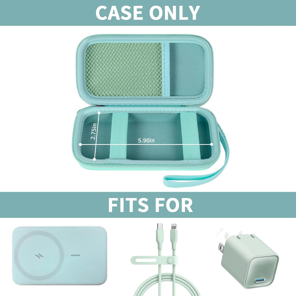 MagSafe Power Bank Carrying Case for Anker 633/622/621/321 Magnetic Battery – Shockproof Travel Storage Organizer
